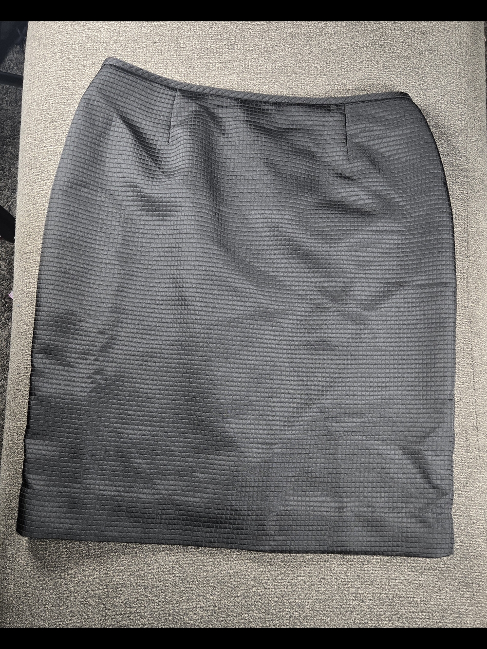 Calvin Klein Black Textured Pencil Skirt - Women